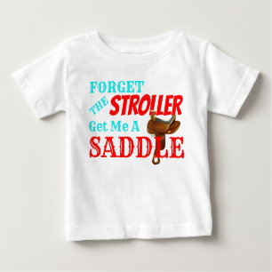 T-shirt Pour Bébé Drôle cowboy "obtenez-moi selle"