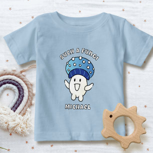 T-shirt Pour Bébé Drôle de dicton champignon mignon dessin animé ble