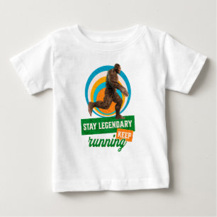 T-shirt Pour Bébé Drôle de motivation de course de Bigfoot