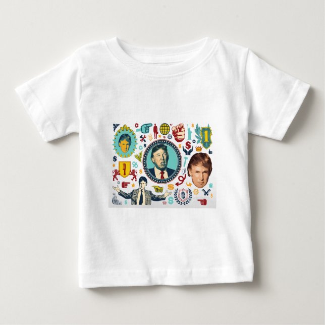 T-shirt Pour Bébé drôle donald trump (Devant)