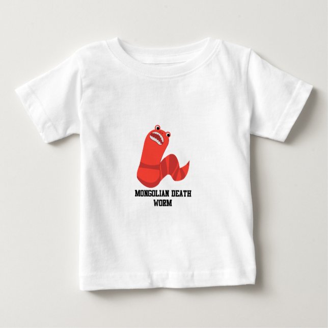 T-shirt Pour Bébé Drôle Drôle Dessin Mort Mongole Wprm (Devant)