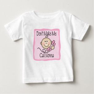 T-shirt Pour Bébé Drôle ne me faites pas l'appel Nonna