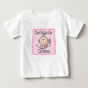 T-shirt Pour Bébé Drôle ne me faites pas l'appel Nonno