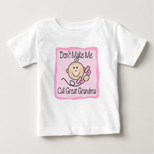 T-shirt Pour Bébé Drôle ne m'incitez pas à appeler la grande