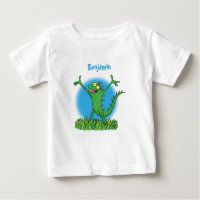 Drôle vert souriant animé lézard d'iguane
