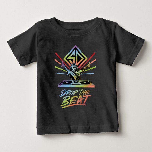 T-shirt Pour Bébé Drop the Beat : DJ Scooby-Doo (Devant)