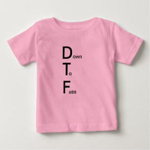 T-shirt Pour Bébé DTF (vers le bas à l'agitation)