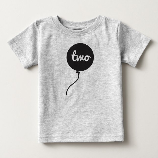 T-shirt Pour Bébé Du bébé chemise de l'anniversaire en second lieu (Devant)