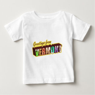 T-shirt Pour Bébé ` Du Vermont