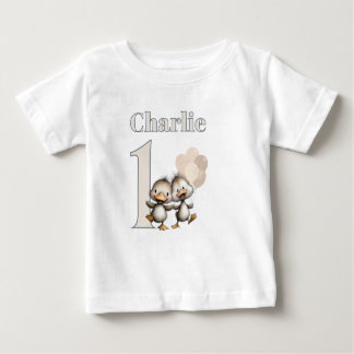 T-shirt Pour Bébé Ducklings Dancing 1st Birthday Celebrations!