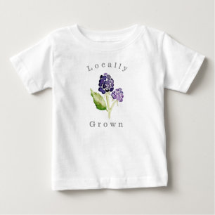 T-shirt Pour Bébé Duo Blackberry cultivé localement   Fruits biologi