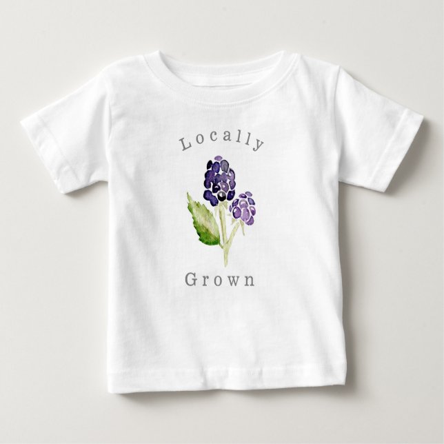 T-shirt Pour Bébé Duo Blackberry cultivé localement | Fruits biologi (Devant)