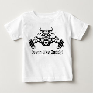 T-shirt Pour Bébé Dur comme la chemise de bébé d'haltérophilie de