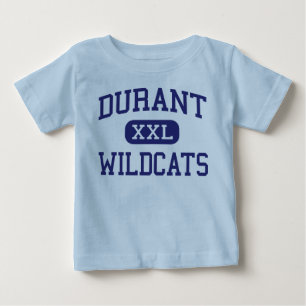 T-shirt Pour Bébé Durant - chats sauvages - lycée - Durant Iowa