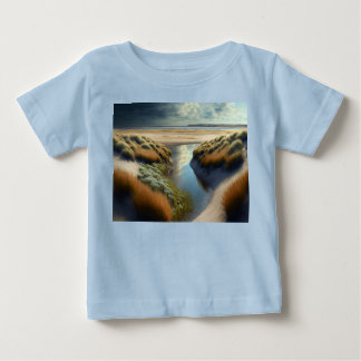 T-shirt Pour Bébé Dutch Coastal Dunes