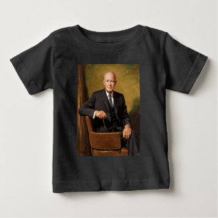 T-shirt Pour Bébé Dwight Eisenhower Président Portrait de la Maison 