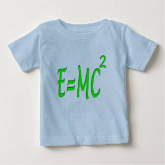T-shirt Pour Bébé E = MC 2 (vert)