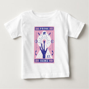 T-shirt Pour Bébé E.T. "Phone Home" Tarot Style Graphic