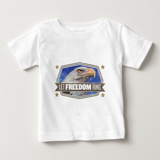 T-shirt Pour Bébé Eagle-Laissez l'anneau de liberté (Devant)
