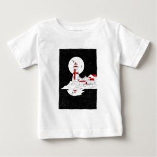 T-shirt Pour Bébé East Quoddy Head Lighthouse plat amazone