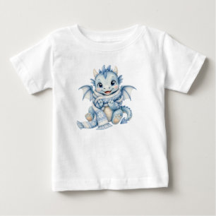 T-shirt Pour Bébé Écharpe de dragon de bébé pour un hiver cosy Livre