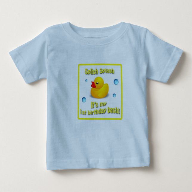 T-shirt Pour Bébé Éclaboussure de Splish ! (Devant)
