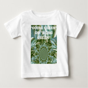 T-shirt Pour Bébé Eco Green Camo Kaleidoscope Art Design d'impressio