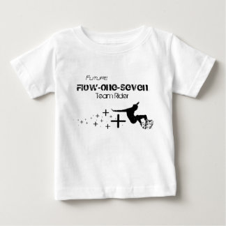 T-shirt Pour Bébé Écoulement-Un-Sept : Chemise infantile de cavalier