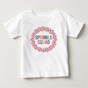T-shirt Pour Bébé Écrasage Saupoudrer bébé