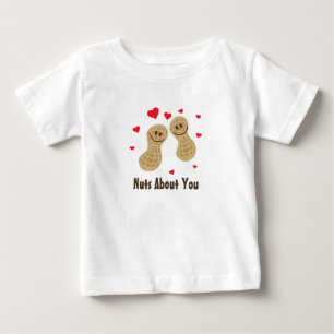T-shirt Pour Bébé Écrous au sujet de vous humour mignon de calembou