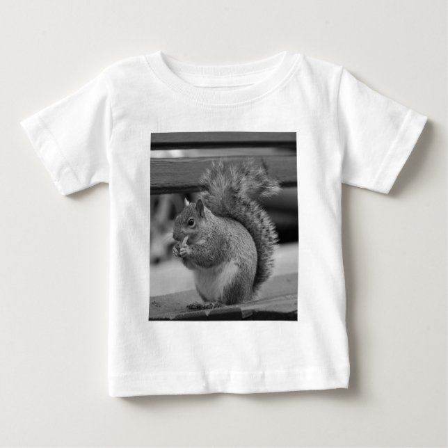 T-shirt Pour Bébé Écureuil (Devant)