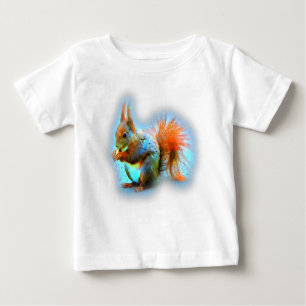 T-shirt Pour Bébé Écureuil au style moderne