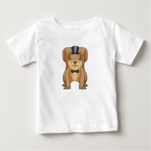 T-shirt Pour Bébé Écureuil en marié avec costume