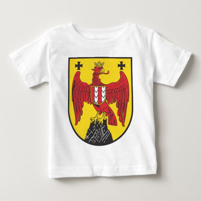 T-shirt Pour Bébé Écusson Burgenland d'Autriche (Devant)