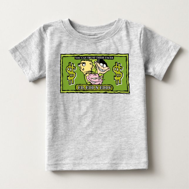 T-shirt Pour Bébé Ed, Edd, n Eddy Dollar Bill (Devant)