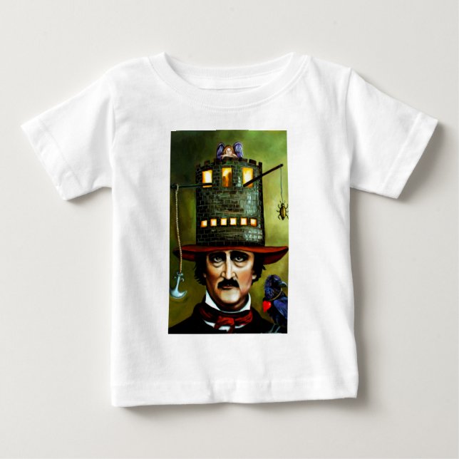 T-shirt Pour Bébé Edgar Allan Poe (Devant)