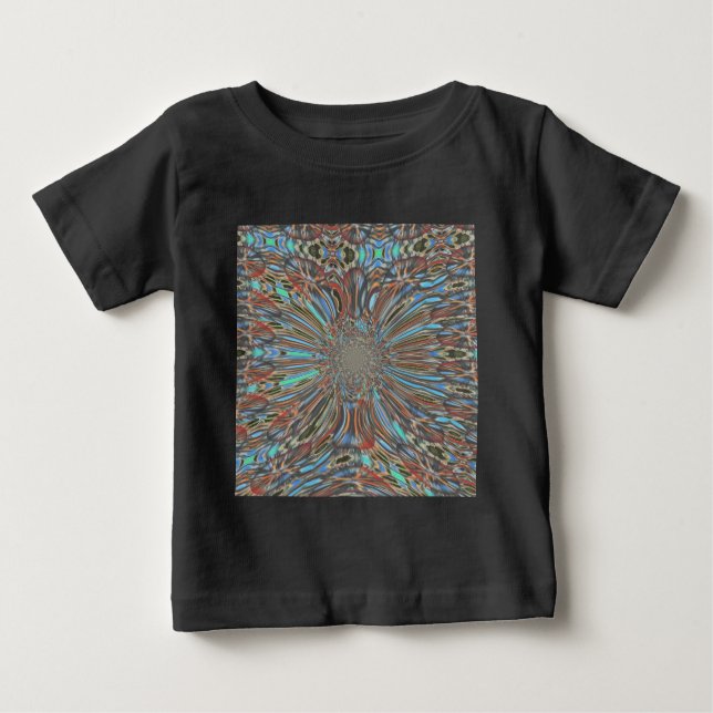 T-shirt Pour Bébé Edgy African Urban Pop Art Conception optique Abst (Devant)