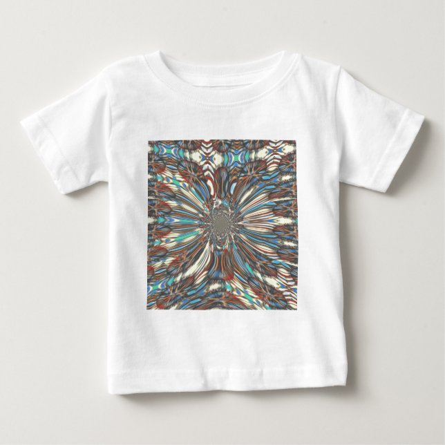 T-shirt Pour Bébé Edgy African Urban Pop Art Conception optique Abst (Devant)