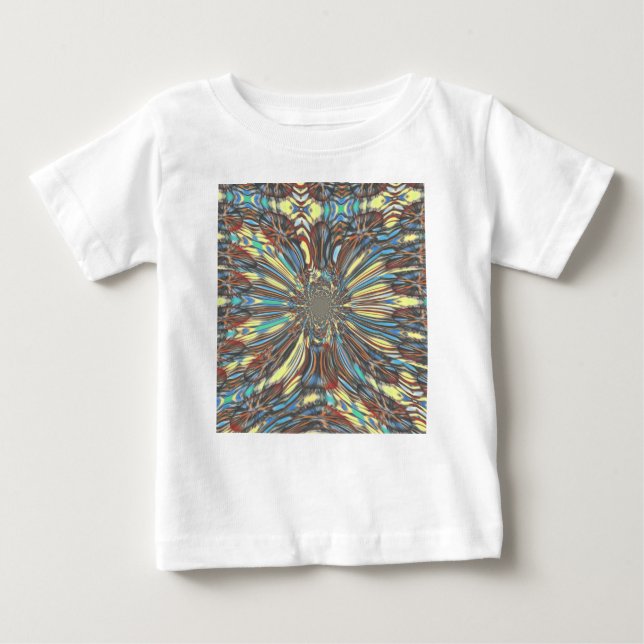T-shirt Pour Bébé Edgy African Urban Pop Art Conception optique Abst (Devant)