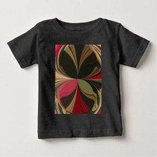 T-shirt Pour Bébé Edgy Earth Kaleidoscope Art