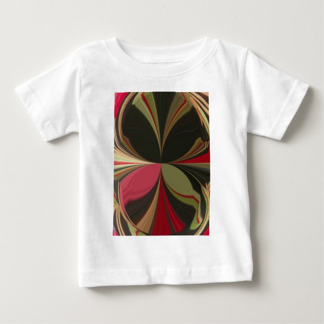 T-shirt Pour Bébé Edgy Earth Kaleidoscope Art (Devant)