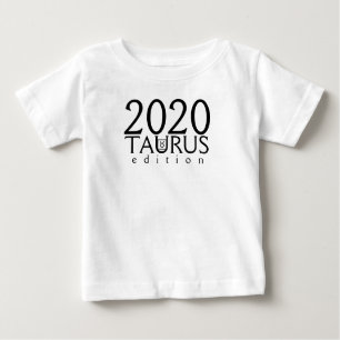 T-shirt Pour Bébé Edition 2020 Taurus avec symbole