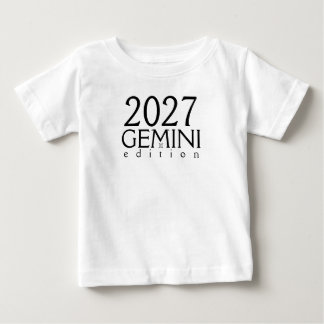 T-shirt Pour Bébé Édition 2027 Gémeaux avec symbole T-Shirt Bébé