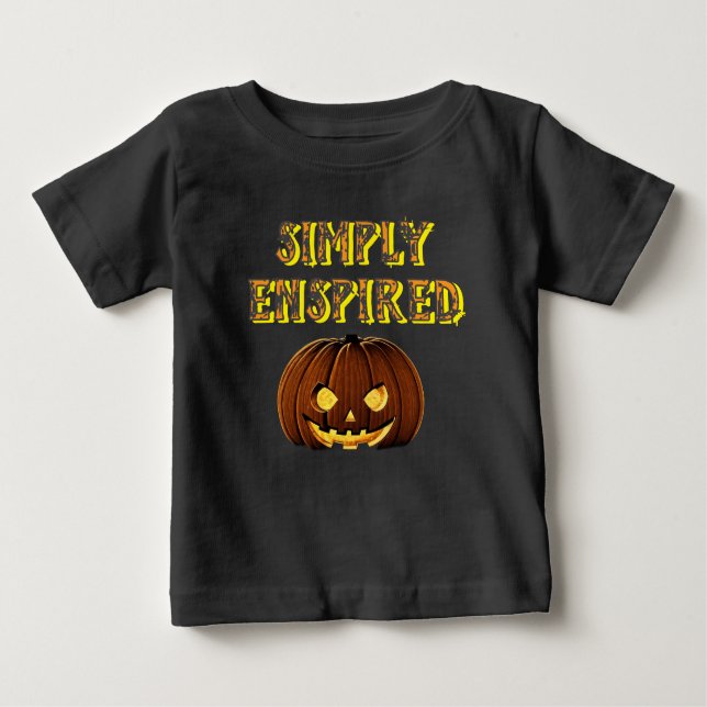 T-shirt Pour Bébé Édition Bébé d'Halloween (Devant)