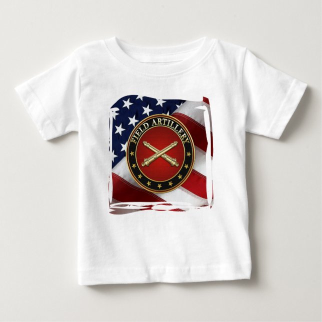 T-shirt Pour Bébé Édition spéciale de l'insigne de la branche d'arti (Devant)