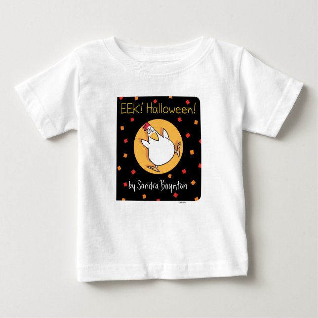 T-shirt Pour Bébé EEK ! HALLOWEEN! LIVRE COVER Sandra Boynton (Devant)