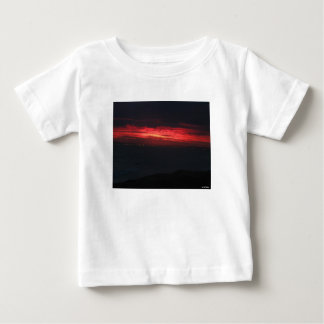 T-shirt Pour Bébé Eerie Mais Beau Coucher De Soleil