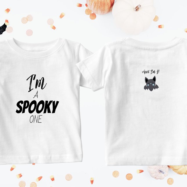 T-shirt Pour Bébé Éffrayant | Anniversaire Halloween | Invité de la  (Créateur téléchargé)