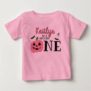 T-shirt Pour Bébé Éffrayant Un Halloween 1er Anniversaire