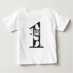 T-shirt Pour Bébé Éffrayante 1ère chemise bébé anniversaire